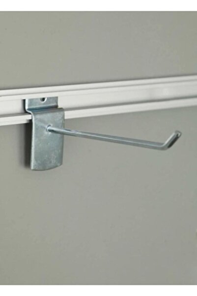 RAFAX Kanal Pano Kancası 25 Adet 15 Cm, Alüminyum Kanala Geçme Kanca, Panel R...