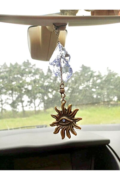 PİRAMİGO Güneş Göz Nazarlık Metal Araba Ayna Pencere Kapı Süsü