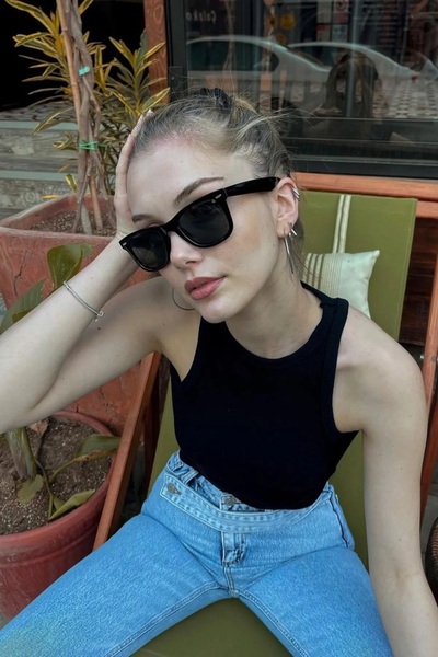 LOOKUP UV400 Protection Unisex Sunglasses - Glass and Frame Vintage Retro