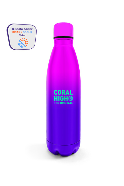 Coral High Pembe Mor Renk Geçişli Çelik Termos 500 Ml 11935