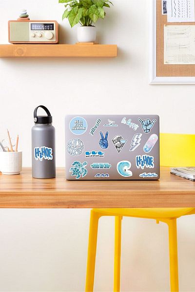 AR Sticker - Σετ αυτοκόλλητων tablet για φορητό υπολογιστή Vsco Blue 3