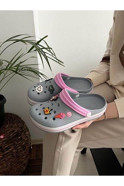 Behtah Kundura Akınalbella Full Orthopedic Cross Slippers Doctor Nurse Daily (1 Ornament on It Will Be Sent)