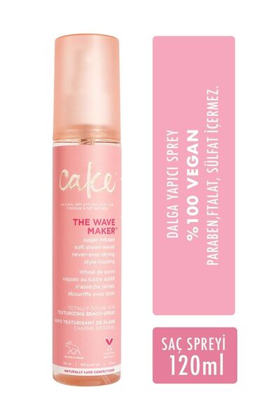 Cake Beauty The Wave Maker Deniz Saç Spreyi 120 ml 823168001616