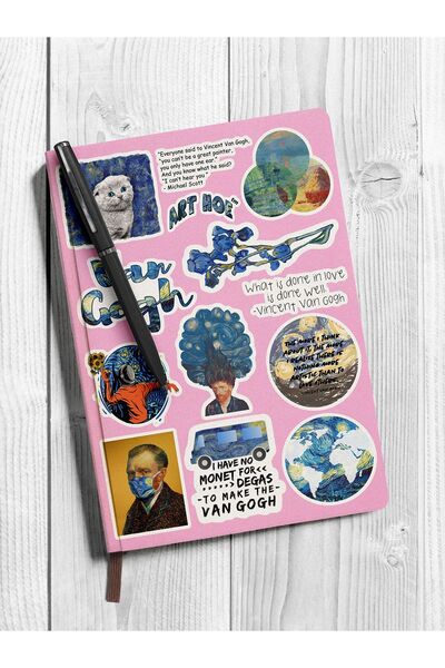 AR Sticker - مجموعة ملصقات الكمبيوتر المحمول والكمبيوتر المحمول تحت عنوان V-Gogh 8