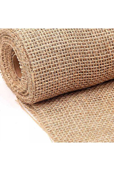 Genel Markalar Hasır Çuval - Natural Jüt Kumaş - En 1 Metre - Boy 1 Metre – D...