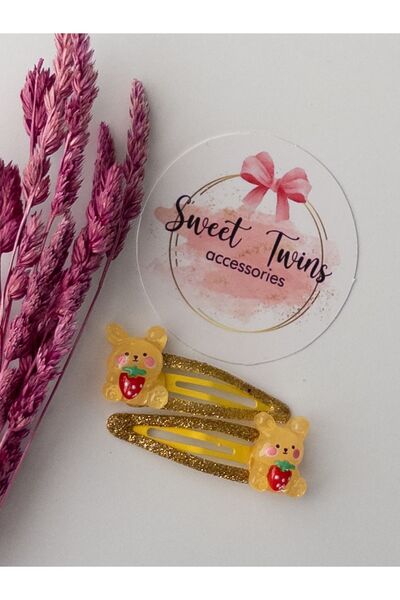 Sweet twins accessories Glitter Snap Buckle