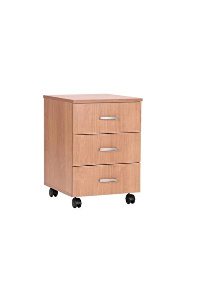 KOBİÇ HAREKETLİ 3 ÇEKMECELİ OFİS VE EV KESONU KİLİTSİZ 40X45X55 CM