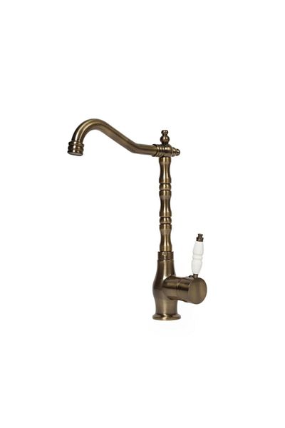 yediyapı Rustic Kitchen Sink Faucet - Seven Build Market Antique