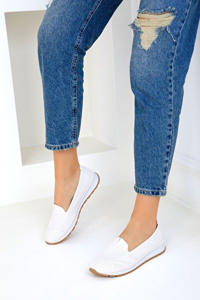 SOHO White Women's Casual Shoes 19207