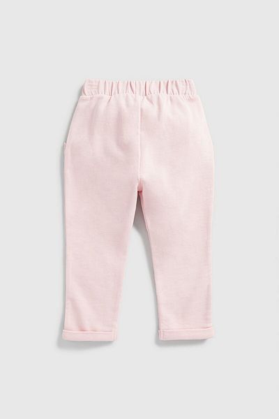 MOTHERCARE بنطال رياضي مكشكش باللون الوردي