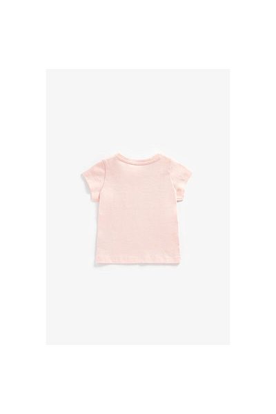 MOTHERCARE Light Pink Baby T-Shirt - Comfortable Fit