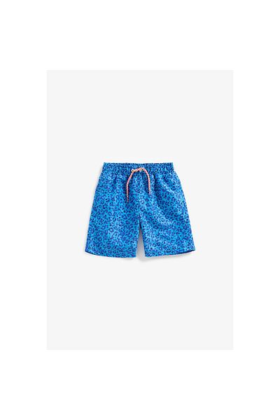 MOTHERCARE Leopard Print Blue Shorts
