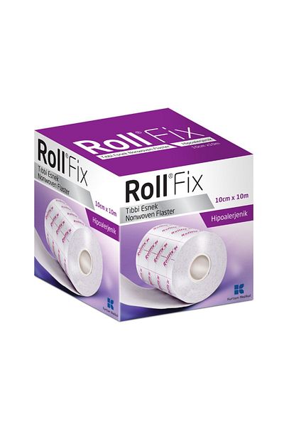 Roll FIX Hypoallergenic Flexible Fix Flaster 10cm X 10m - 5 Boxes