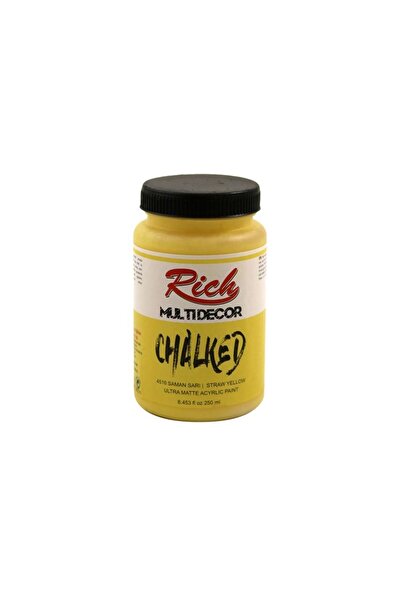 Rich Multi Decor Chalked Akrilik 250ml N:4516 Saman Sarı
