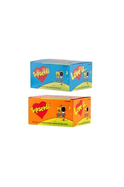 Şıpsevdi Sugar Chewing Gum 2 X 100 Pieces