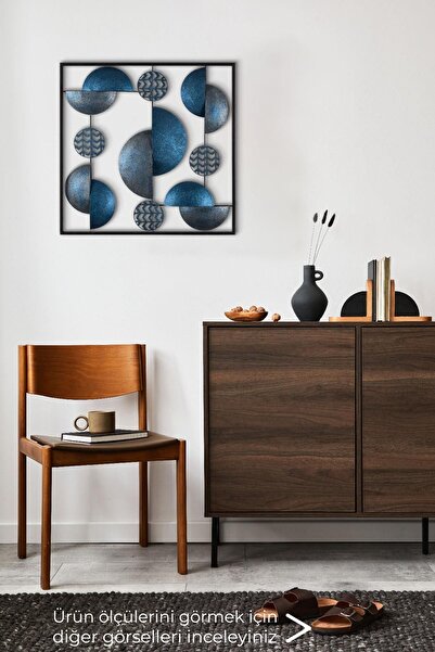 Doreline DoreArt Aurora Metal Duvar Tablosu, Ev Ofis Duvar Panosu (Mavi)