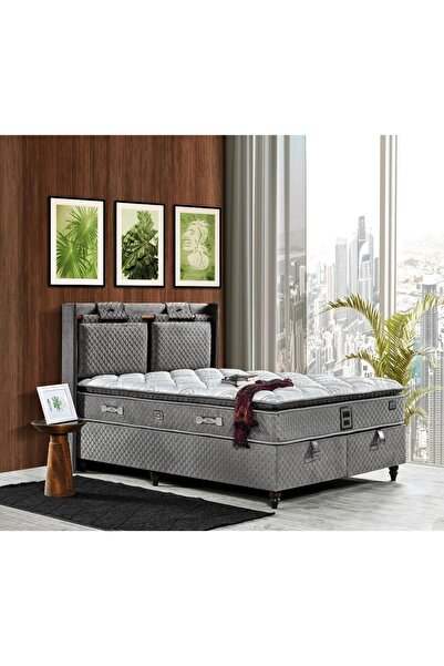 Mobilya Dükkanım Sleepy 180X200 Çift Kişilik Yatak, Baza, Başlık Seti EY2003