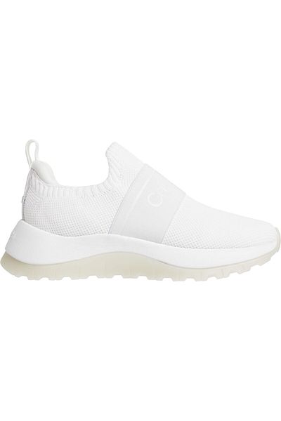 Calvin Klein Weiße Damenschuhe mit Logo-Detail
