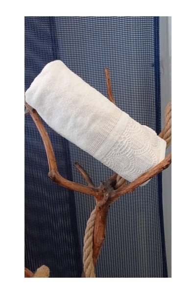 NİVEMESHOME Ahenk Krem 70*135 Банний рушник Karacan