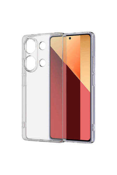 Nezih Case Xiaomi Redmi Note 13 Pro 4G Uyumlu Yumuşak Esnek 3D Süper Şeffaf S...
