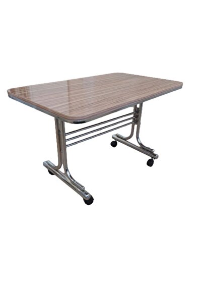 Rehber Mobilya Aksesuar Belly Kahverengi 70x110 Krom Nikel Kaplamalı Tekerlek...