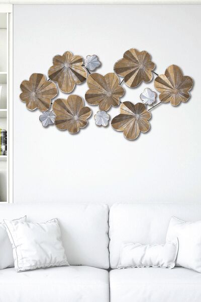 Doreline Doreart Bronze Bougainvillea Metal Duvar Tablosu, Ev Ofis Duvar Panosu Ch114-2