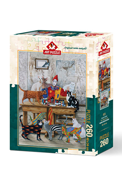 Art Puzzle Colorful Cats 260 Piece Puzzle