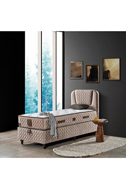 Mobilya Dükkanım Relax 90X200 Tek Kişilik Yatak, Baza, Başlık Seti EY2016