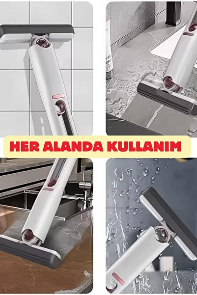 BİST Taşınabilir Mini Mop Kendinden Sıkmalı Mutfak Banyo Genel Temizlik