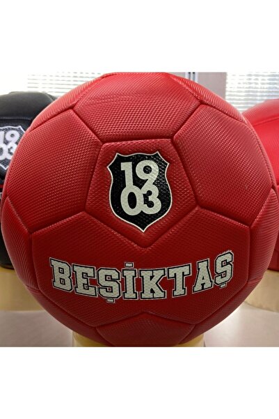 Beşiktaş Orjinal Lisanslı Futbol Topu - 1 Kırmızı Renk