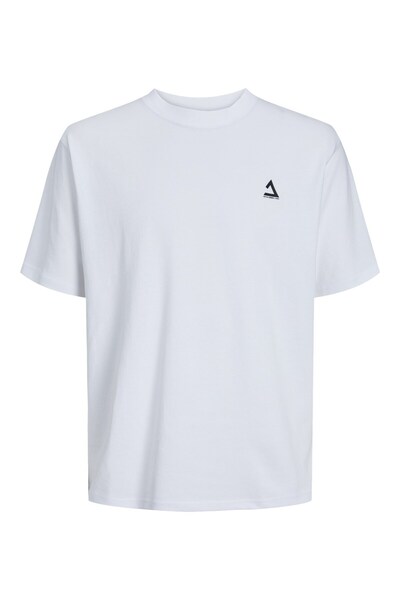 Jack & Jones Jcotrıangle Tee Ss Crew Neck Sn Erkek T-shirt 12253435 White