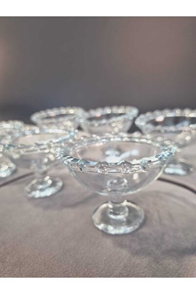 Lider MAGNESİA Σετ με 6 πιάτα με χάντρες με μοτίβο με πόδια