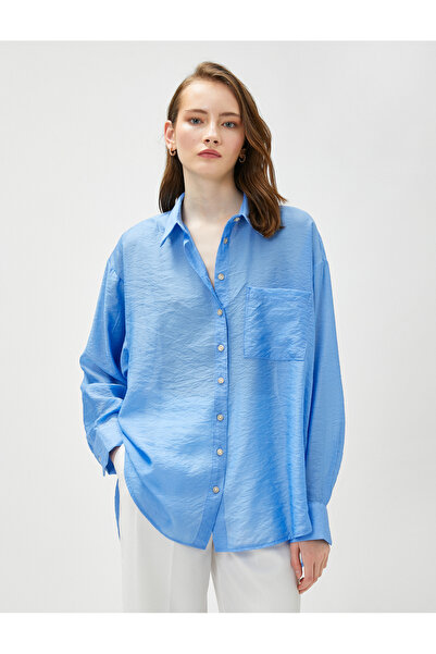 Koton Oversize ing viszkóz zseb részletes