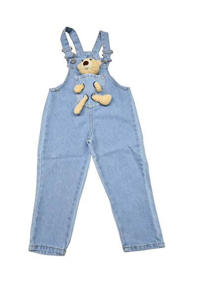 For Style Teddy Bear Denim Salopet