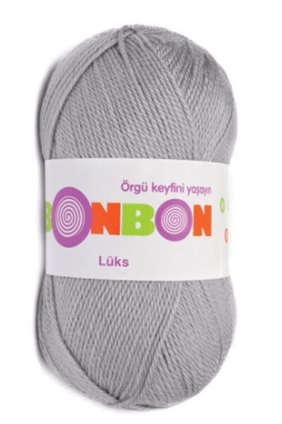 BONBON Lüks Patik İpi Açık Gri 98233