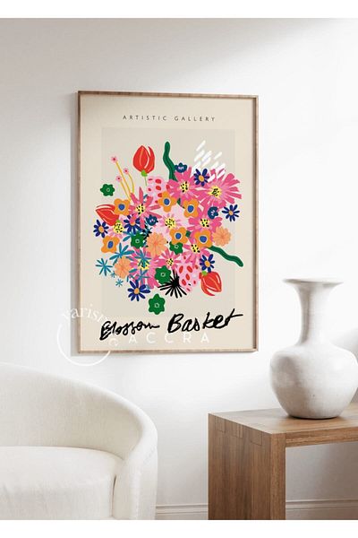 Yaris Note Αφίσα μπάσκετ Blossom χωρίς πλαίσιο