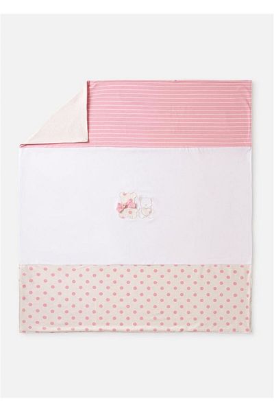 MAYORAL White Pink Baby Girl Swaddle - 9399