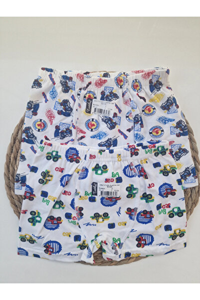 Tutku Set of 2 Elastane Boxers for Boys