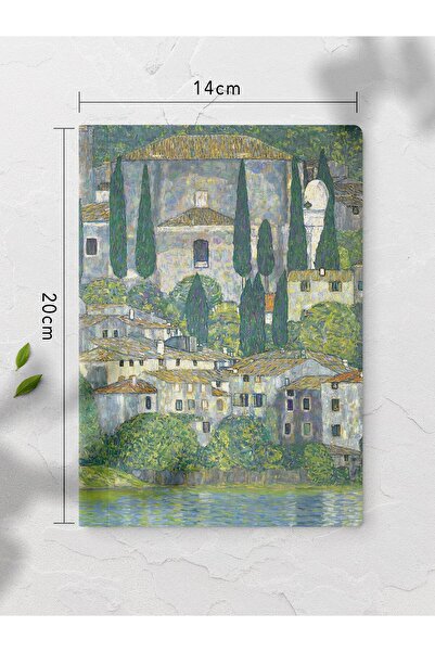 Postifull Çizgisiz Defter, Klimt Notebook 4 Adet, Akıl Defteri, Sanat Not Defteri, 64 Sayfa 14*21cm