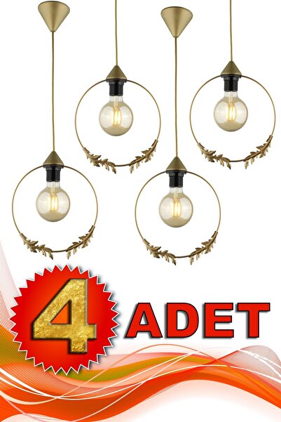 Begüsa 4 Adet Haliç Tekli Avize Eskitme