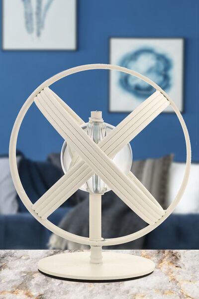 Begüsa Yumak Metal Aksesuar Beyaz 20 Cm