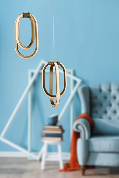 Begüsa Göktuğ 3 Renk Ledli 2.li Avize Eskitme