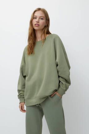 Pull Bear Soluk efektli sweatshirt Fiyat Yorumlar Trendyol