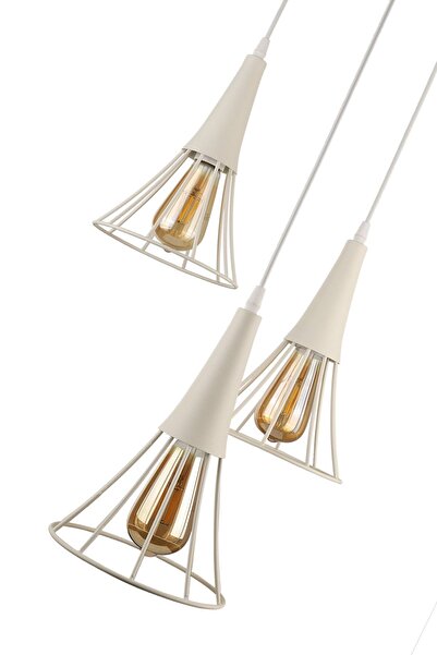 Begüsa Havana 3'lü Avize Beyaz