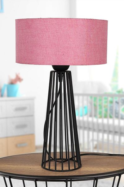 Begüsa Black Pink - Filipino Table Lamp Hat