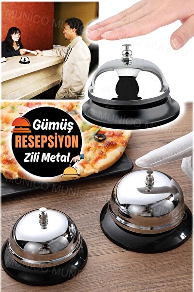 Munico Restorant & Otel & Bar Çınlayan Çan Sesi Masaüstü Resepsiyon Zil Basma...