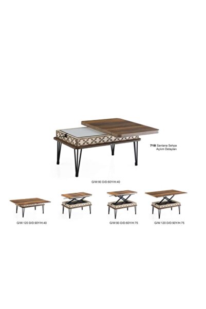 DEKOR SEHPA Akıllı Sehpa ,orta Sehpa,sihirli Masa ,çalışma Masası ,yer Sofrası