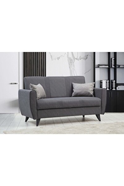 Minar Zaden Ikili Koltuk-koyu Gri 100