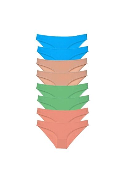 MBB ETİCARET 8 adet Süper Eko Set Likralı Kadın Slip Külot