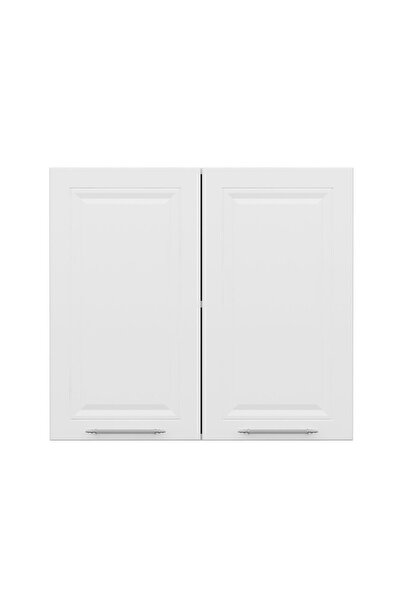 Minar Mutfak Modül Üst 2dk1r 80cm Dolap Beyaz Mebran C Beyaz